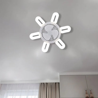 Ceiling Fan with Remote Control Lighting Lamp E27