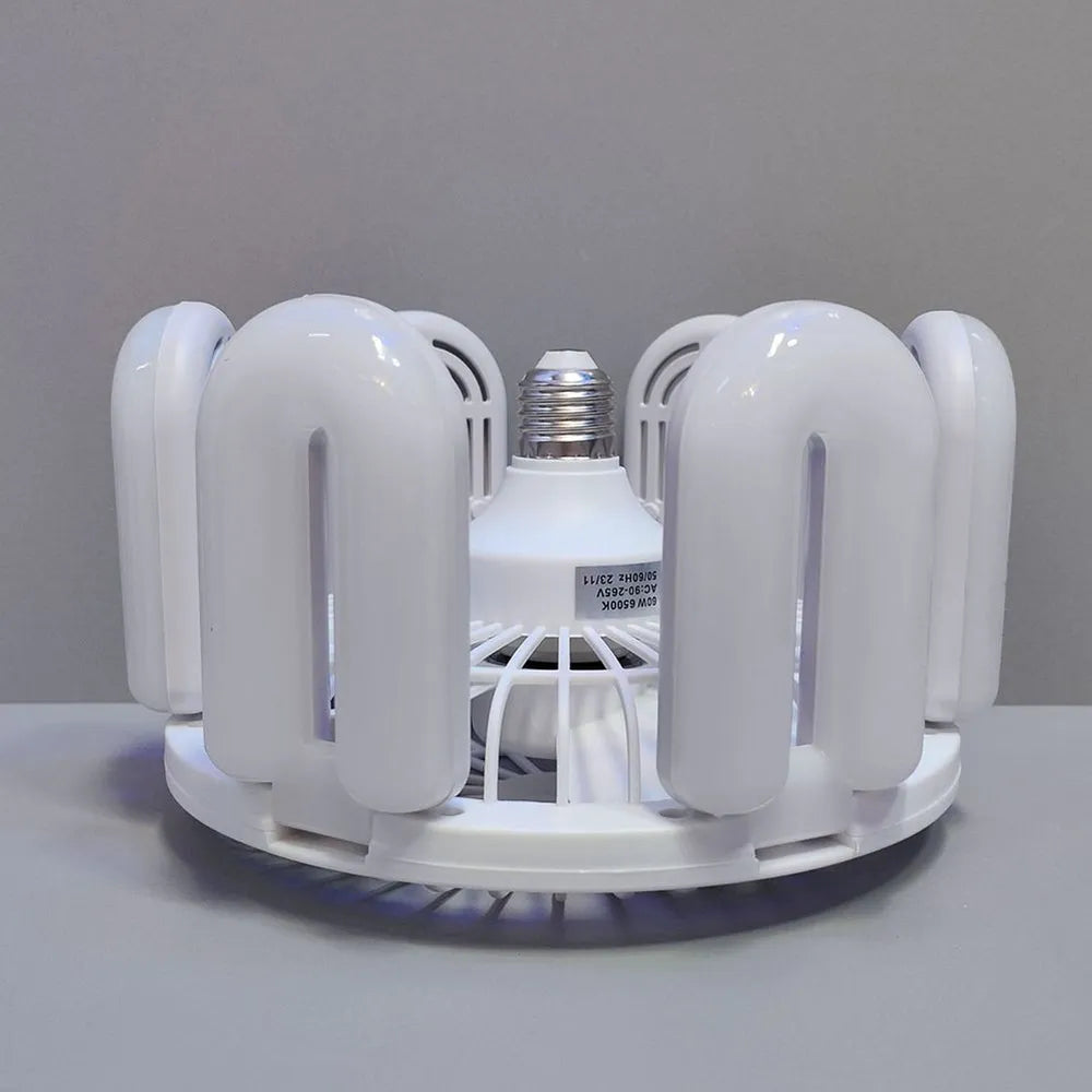 Ceiling Fan with Remote Control Lighting Lamp E27
