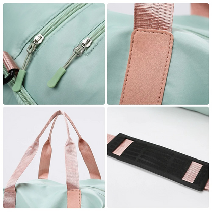 Gym Bag with Shoe Compartment