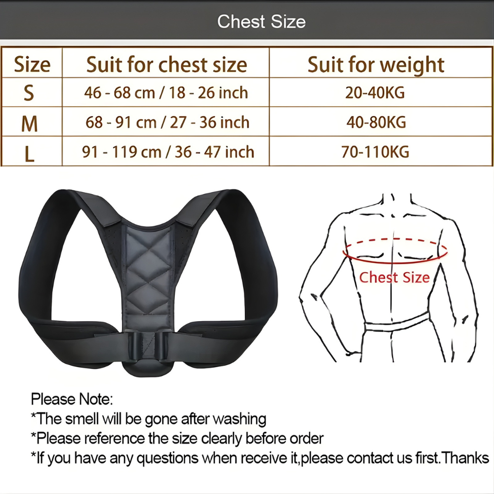 Adjustable Shoulder Posture Corrector Belt