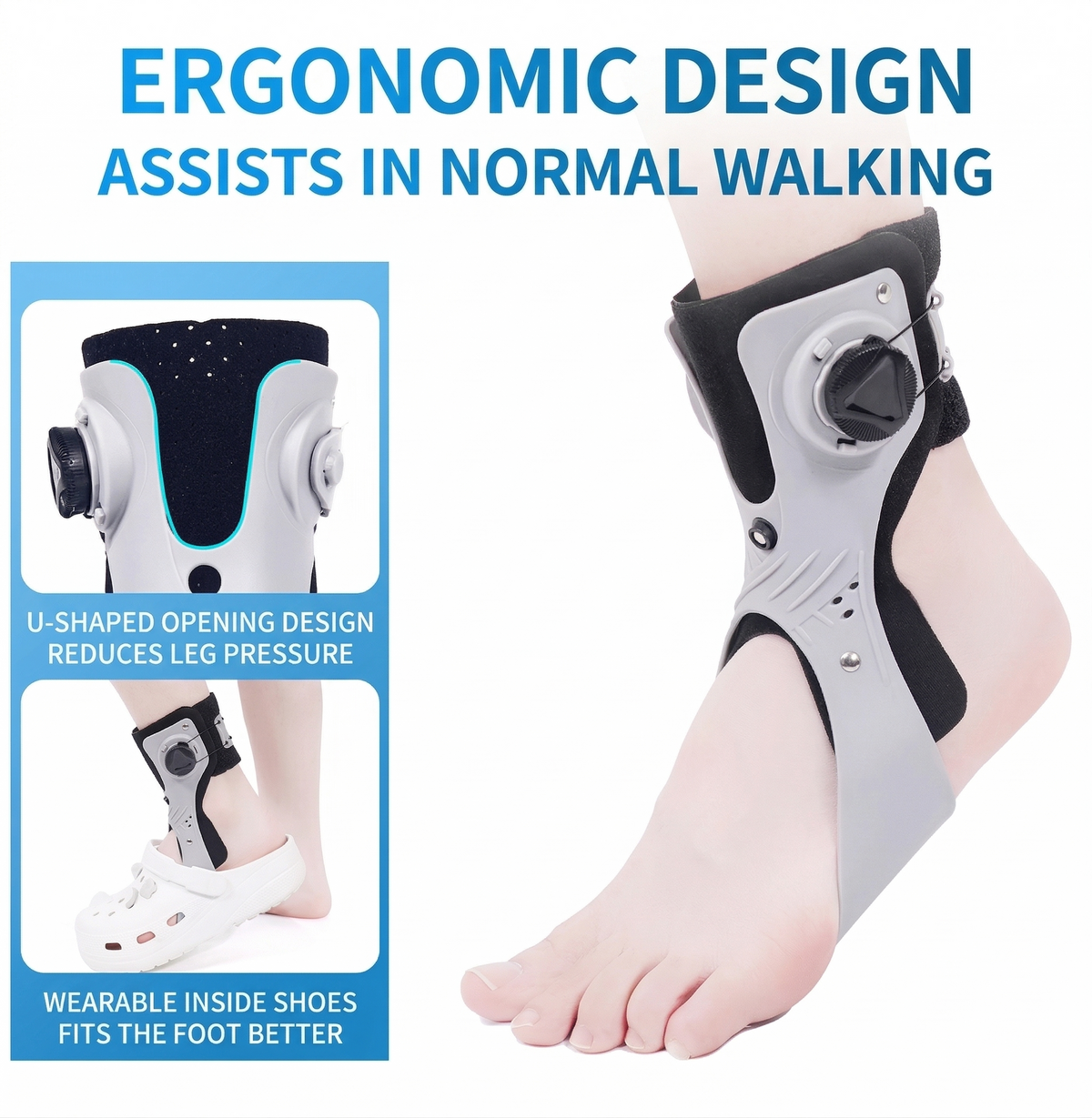 OrthoStep™ – Foot Drop Support Brace – Comfuty