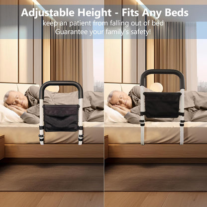 Bed Assist Rail – Safety Guard with Storage Pocket