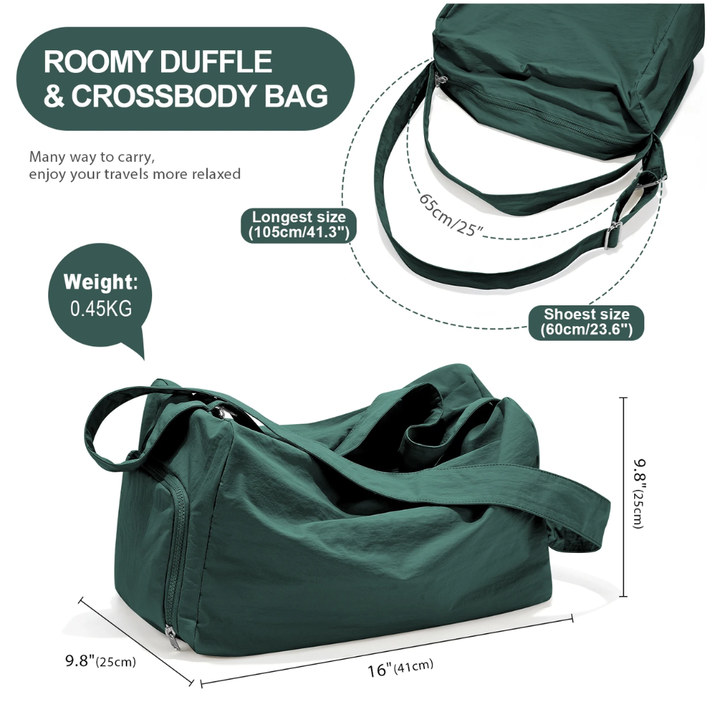 Lightweight Shoe Compartment Gym Bag