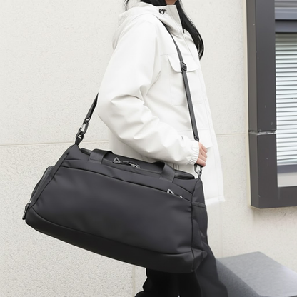 Gym Duffel Bag With Shoe & Wet Compartments