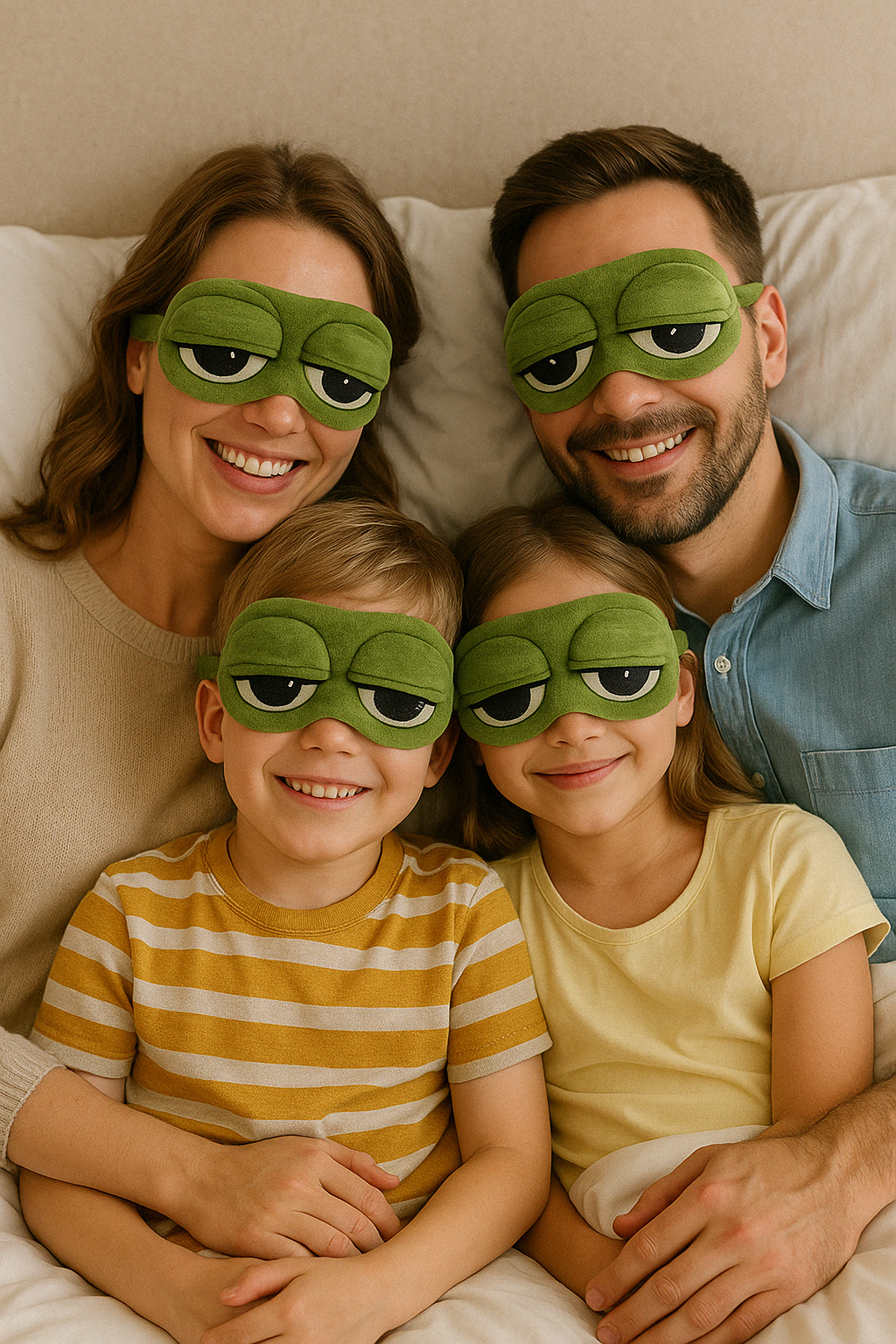 Sad Frog Sleep Mask