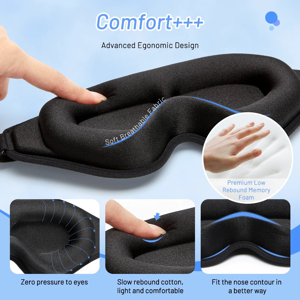 Comfuty™ 3D Memory Foam Face Mask Eyeshade