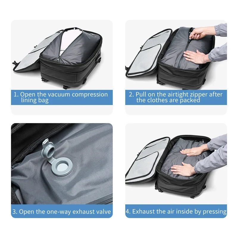 Trail Stealth Anti-Theft Travel Backpack with VAC