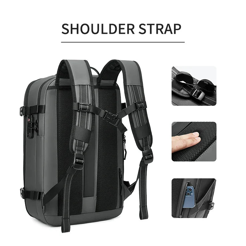 Trail Stealth Anti-Theft Travel Backpack with VAC