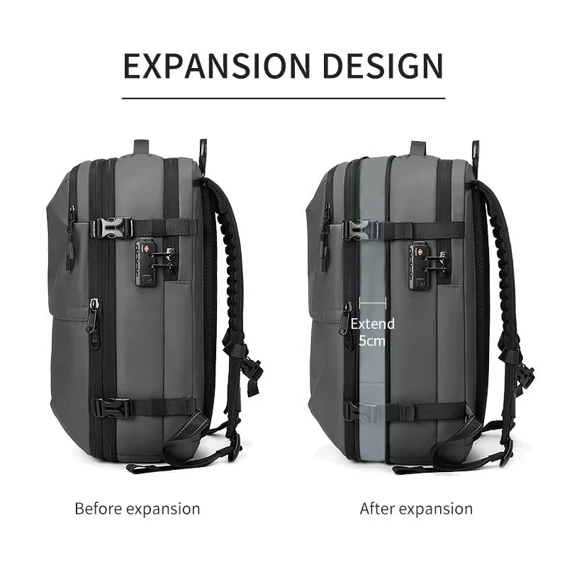 Trail Stealth Anti-Theft Travel Backpack with VAC