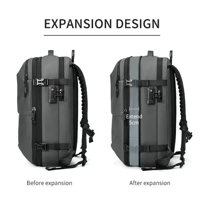 Trail Stealth Anti-Theft Travel Backpack with VAC