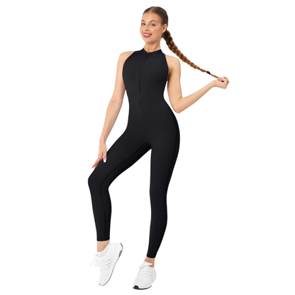 V-Back Gym Jumpsuit