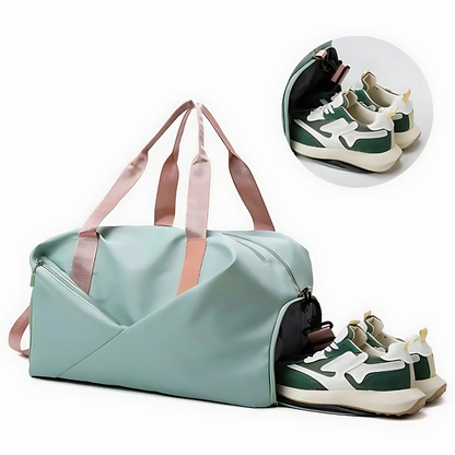 Gym Bag with Shoe Compartment