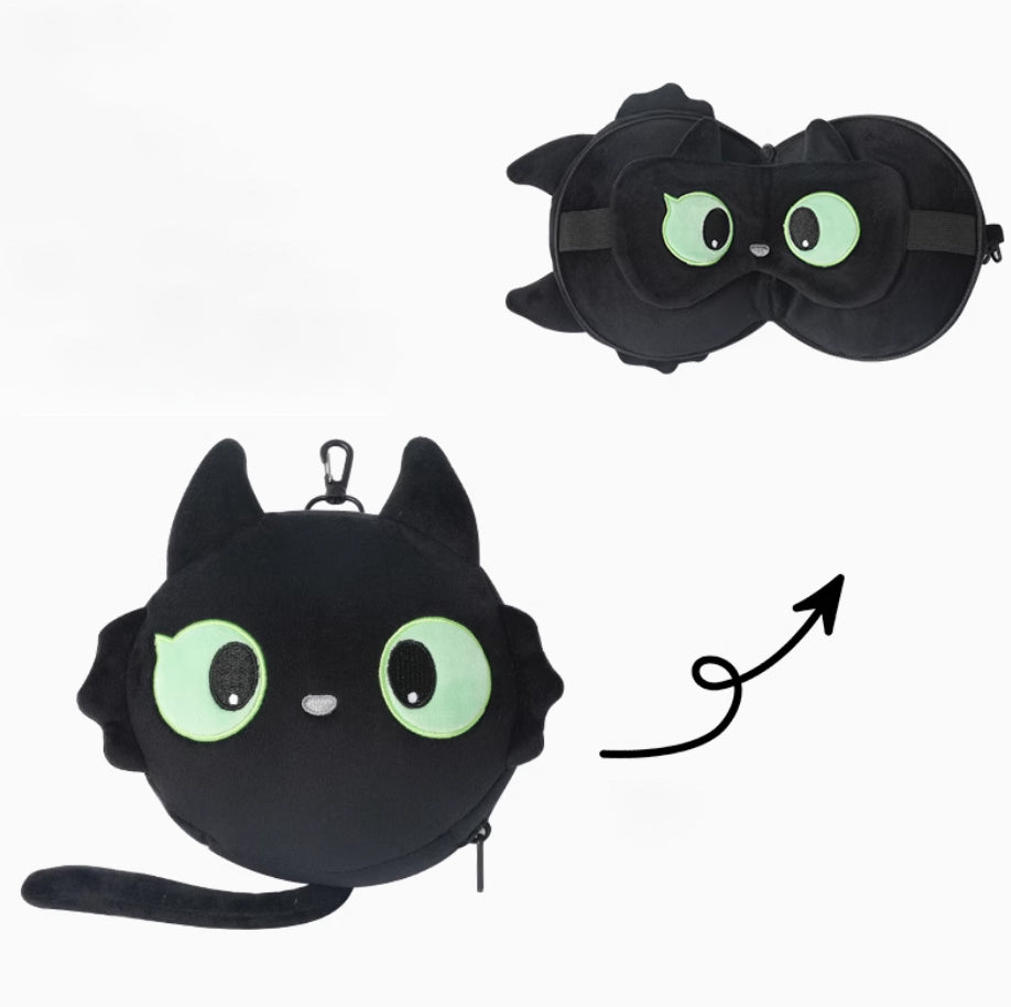 Eye Mask Neck Pillow 2-in-1