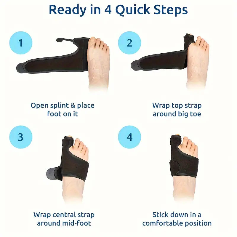 Hyggear Adjustable Day And Night Use Toe Fixed Strap (with Built-in Aluminum Strip)