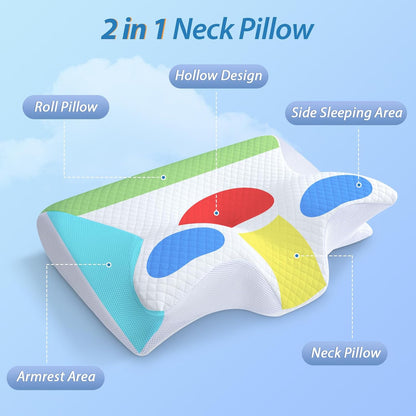 Comfuty Memory Foam Cervical Pillow