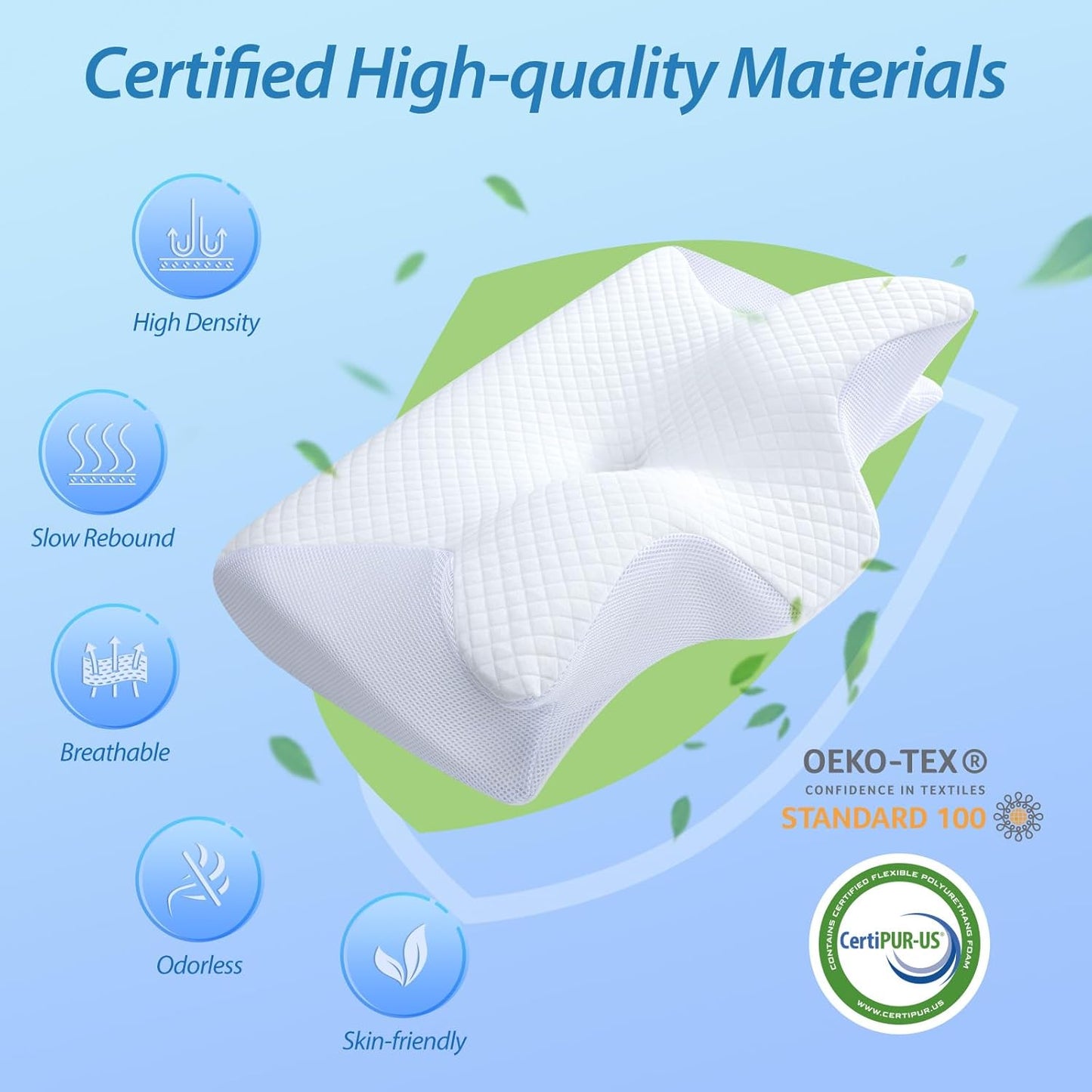 Comfuty Memory Foam Cervical Pillow